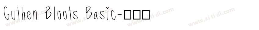 Guthen Bloots Basic字体转换